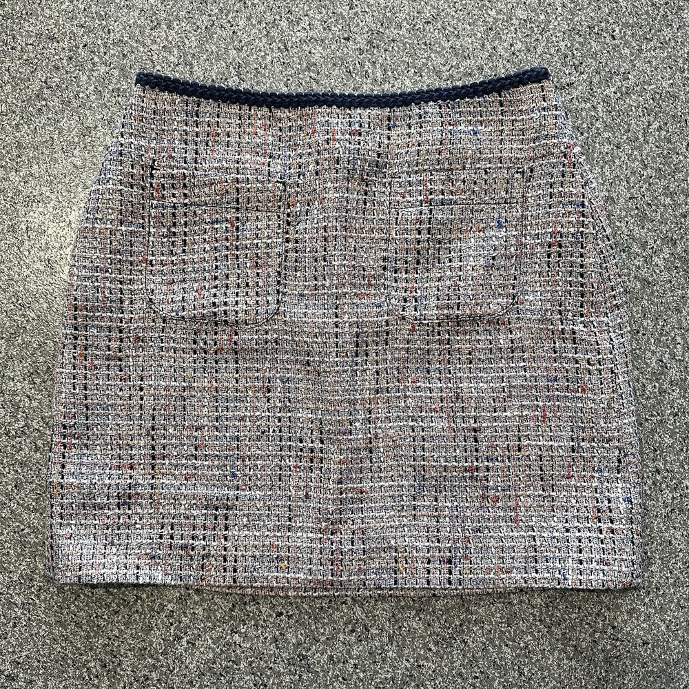 Classic Tweed Mini Skirt - Neutral Multi